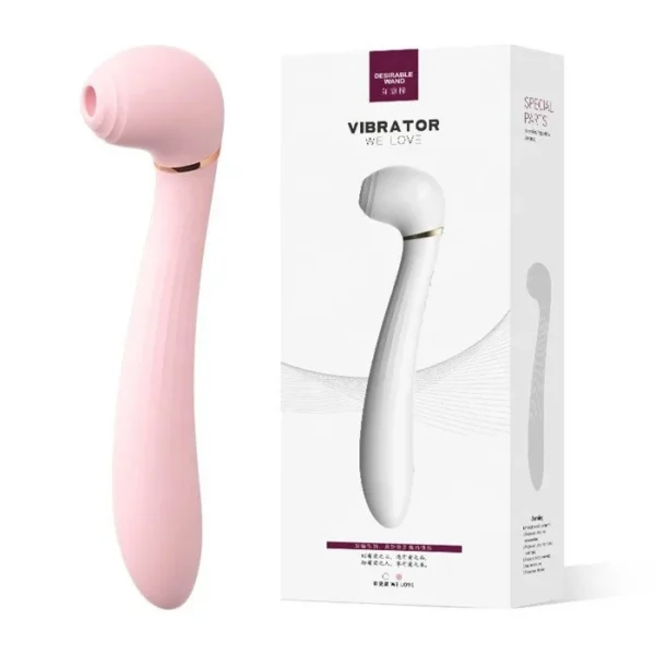 USB Rechargeable 10 Frequency Av Wand Vibrator Women's Sucking Vibrating Massage Toy Vaginal Vibrators