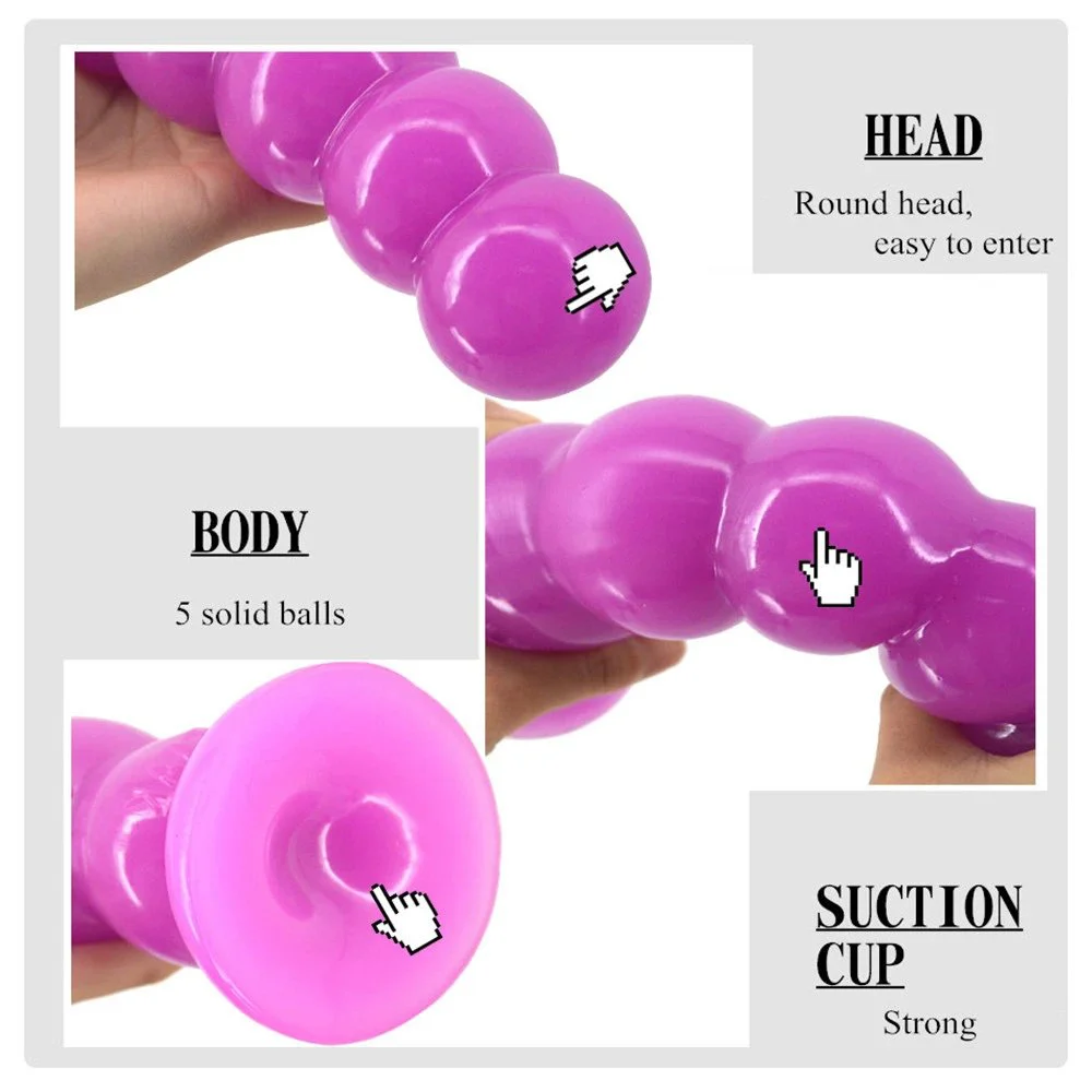 Beads Anal Dildo Pants Penis with Belt Butt Plug Sex Toys Anal Lesbian Sex Toy Strap on Anal for Male