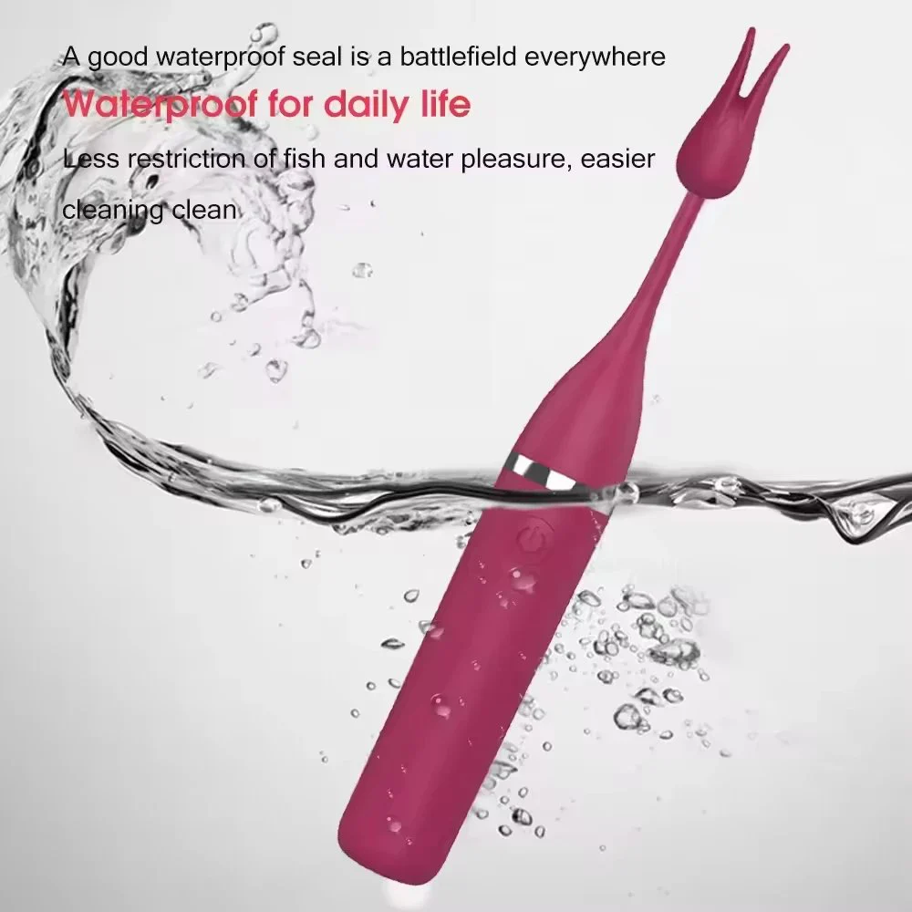 Clitoralis Stimulator for Women with Three Silicone Head,High-Frequency G Spot Clit Vibrator Stimulator, Adult Sex Toy for Women
