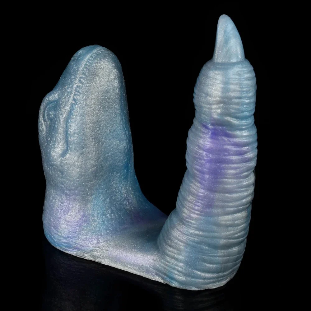 Colours Dragon Claw Vibrating Finger Sleeve Alien Sleeve Total Length 13cm Male Penis Sleeve