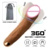 USB Powered 10 Frequency Artificial Dildo Vibrator for Adult Women Clit and G-Spot Massage Vaginal G-Spot Vibrator