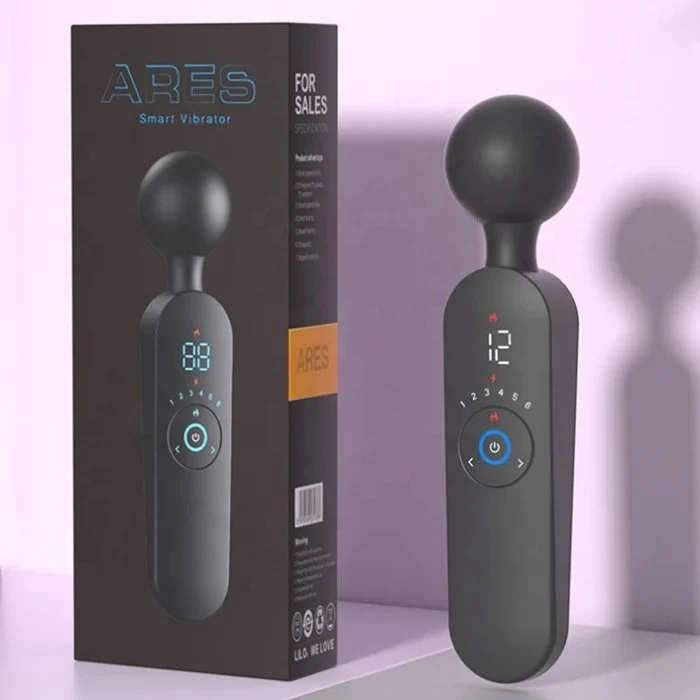 USB Powered 12-Frequency Ares G-Spot Vibrator Wand Strong Vibration Sex Toys for Women's Clitoris and Vaginal Stimulating