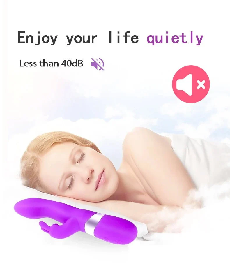 Vibrator G Spot Dildo Dual Vibration Female Vagina Clitoris Silicone Rabbit Vibrators 7 Speed Sex Toys for Woman