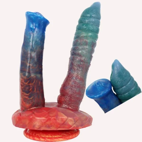 Special Design Double Heads Dildo Sex Products Cock Penis Monster Men Dildo for Women Lesbian Dildo Gay Penis Cock