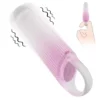 Pink Finger Power Bullet Vibrator Mini Electronic Vibrator Massage Vaginal Vibrating Finger Sleeve