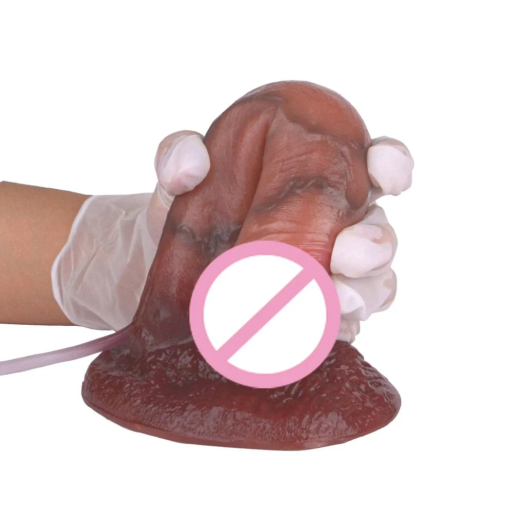 Ejaculates Penis Cock Squirting Realistic Cock Anal Plug Sex Toy for Woman