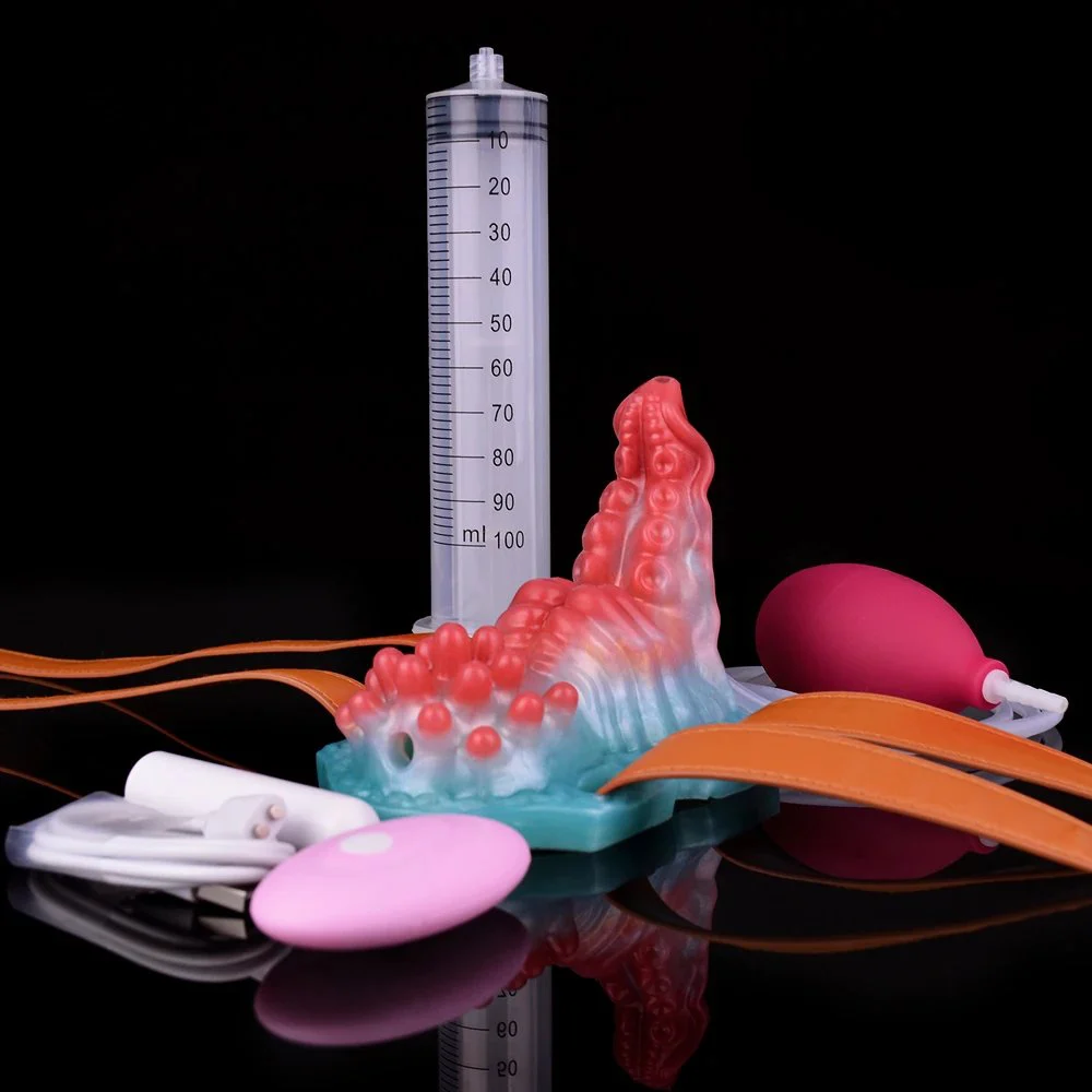 Female Grinder Tentacle Inserted Into Vagina Clitoris Rubbing Flirting Toy Squirt Function
