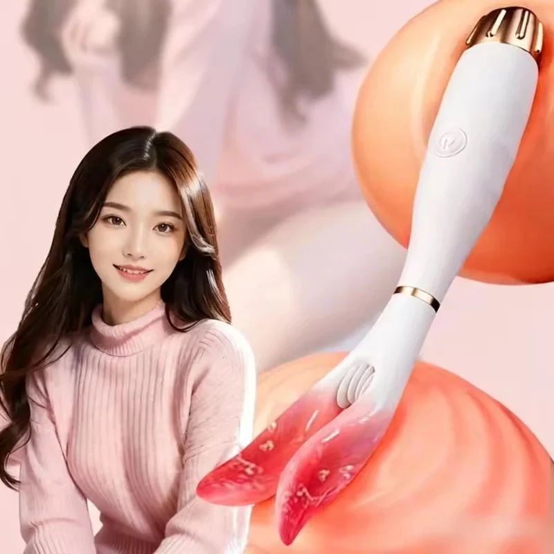 Breast Vibrator Dildo USB Charging Strong Vibration Clamping Waterproof 10-Speed Quiet Sexual Toy Provocation Female