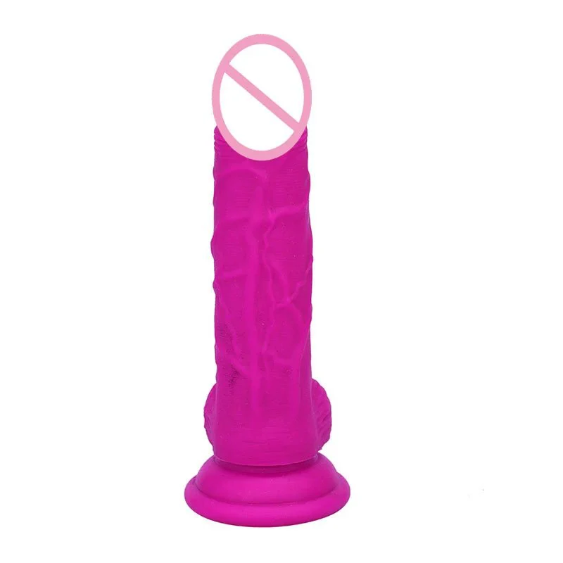 Artificial Penis Dildo Female Lesbian Masturbator Sex Toys Suction Cup Silicone Realistic Big Rose Red Dildo for Women