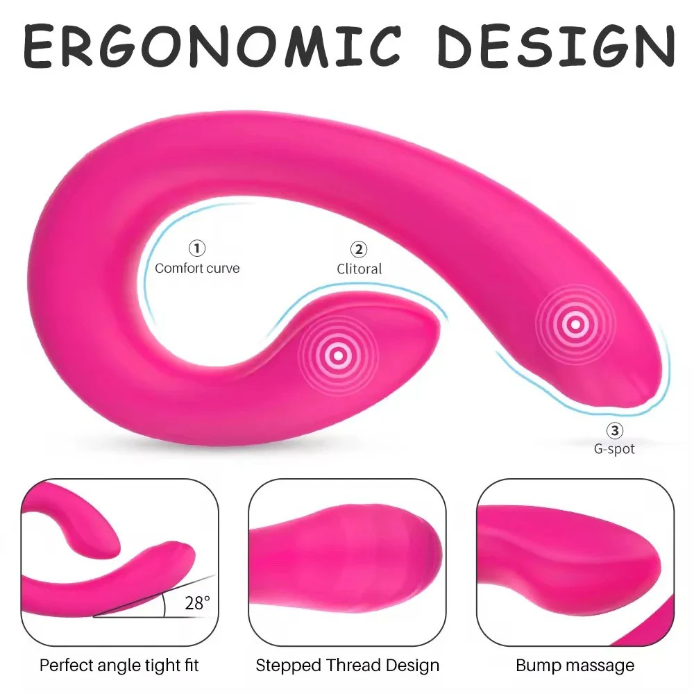 New Double Clit Vibrator Wireless Powerful Sex Toys for Couples Women Vibrator