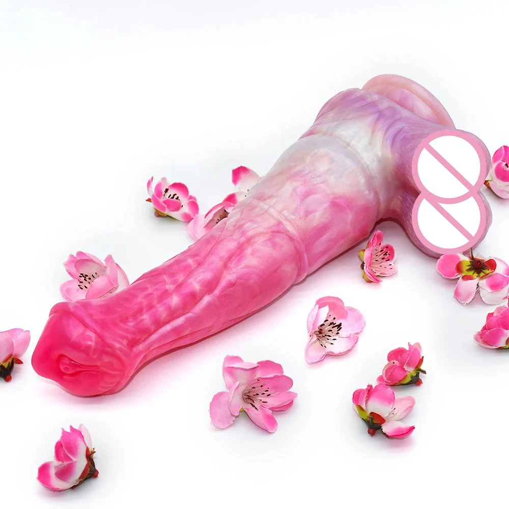 Animal Dildo Ancient Mythical Beast Erotic Design Silicone Peach Witch Large Anal Sex Toys Female Masturbator