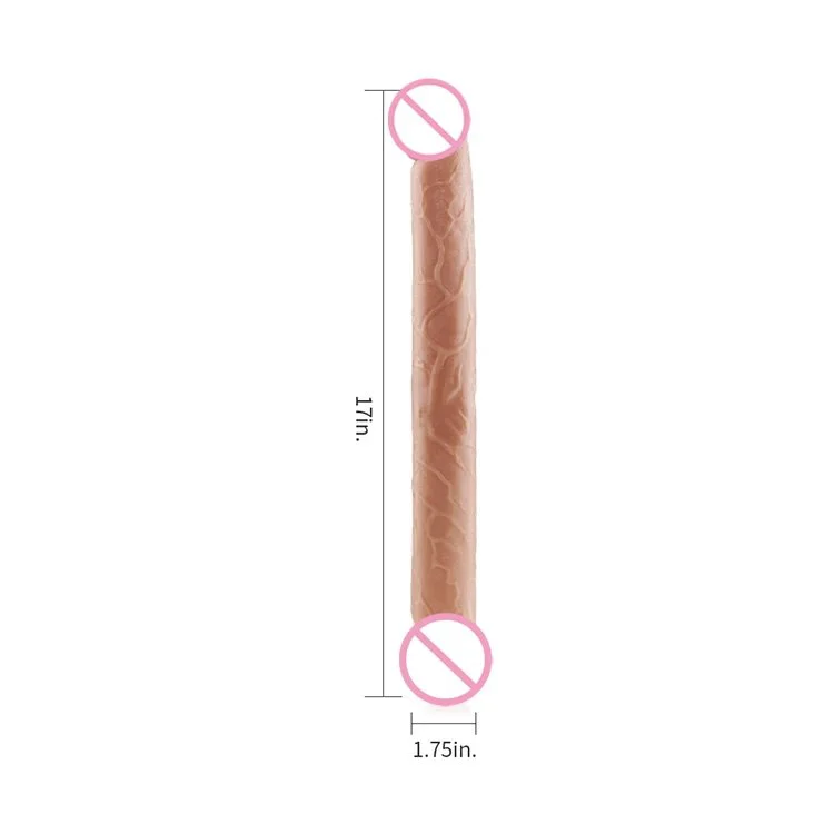 Butt Plug Sexual Toy Pvc Flexible Stimulation Artificial Big Penis Slim Ultra Double Dildo