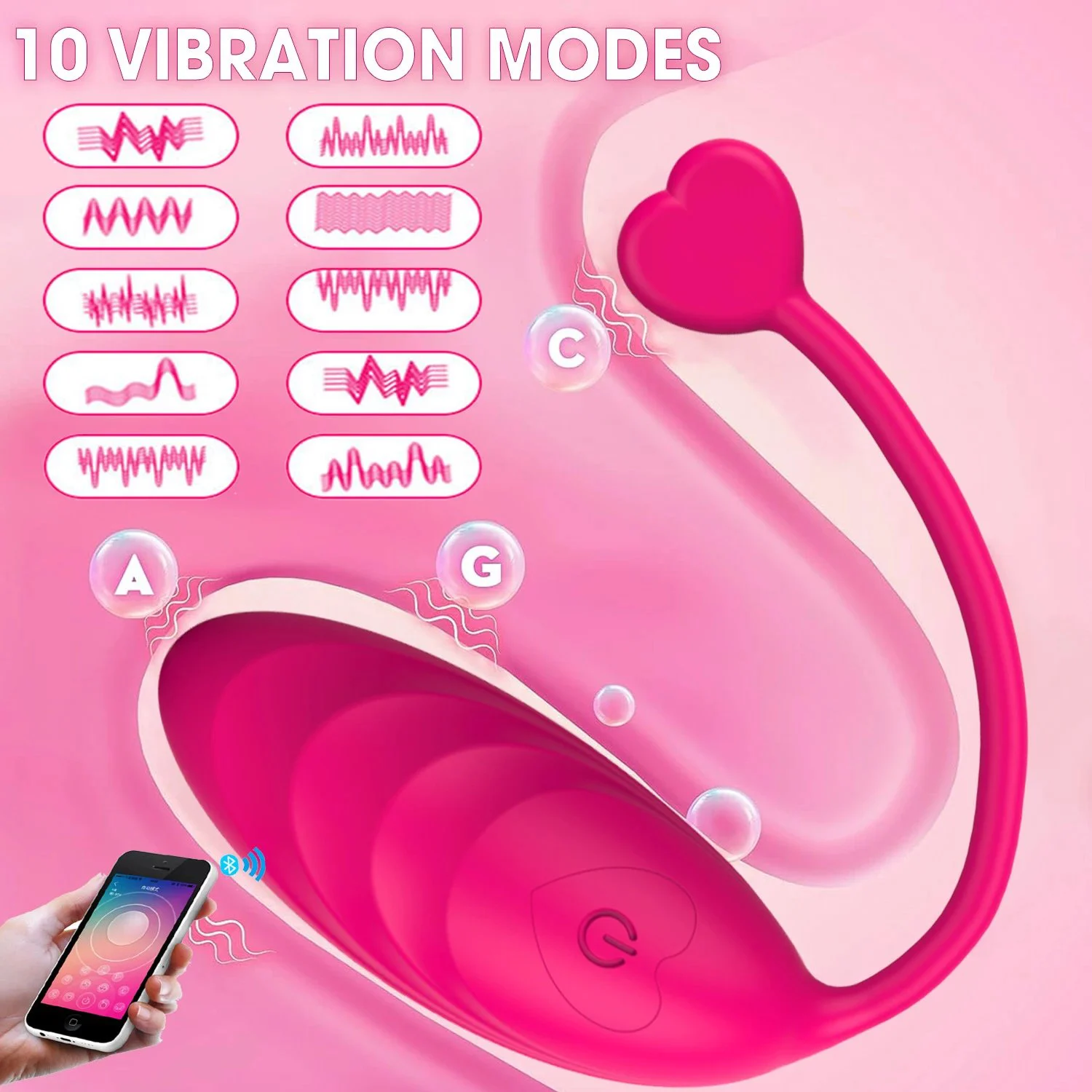 Female Masturbation 10 Frequency Remote Control Vibrating Jumping Egg Vibrator Wireless