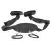 Fetish Flirting Erotic Positioning Bandage Easy Open Leg with Handcuff Anklecuff for Slave Game