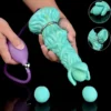 Ovipositor Dildo with Suction Cup Anal Plug with Egg Models Anal Training Set Sex Toy Alien Dildo