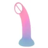 Colorful Soft Adult Sex Toys Realistic Huge Silicone Dong Liquid Silicone Realistic Dildo for Women's Masturbation