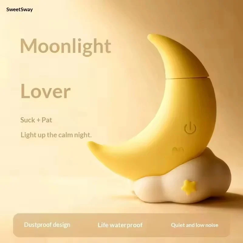 New Moon Flirting Jumping Eggs Vibrator for Women Intimate Use 5 Suction 8 Vibration Modes Low Noise Adult Toy