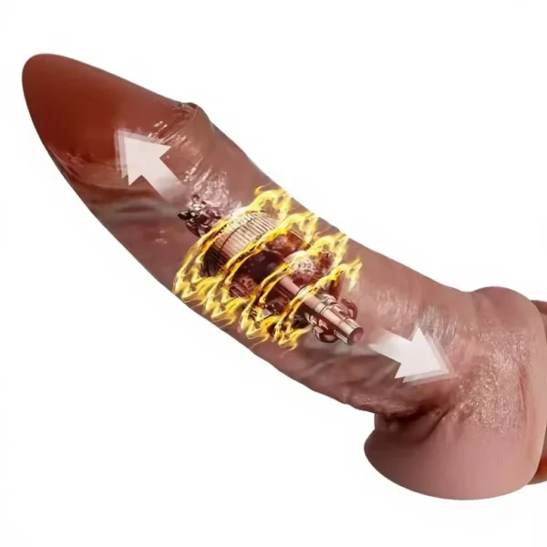 10 Frequency Vibrating Dildo for Women Soft Male Penis Vibrator G-Spot Stimulation Waterproof Female Masturbator