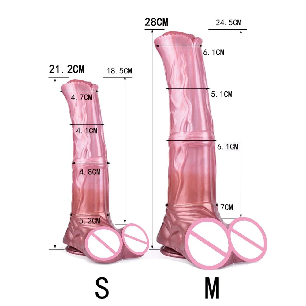 Big Size Liquid Silicone Squirting Dildo Animal Horse Cock Ejaculating Penis With Strong Suction Cup