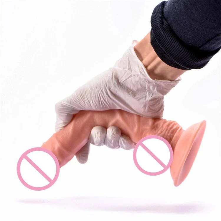 Best Price Soft Rubber Artificial Large TPE Realistic Dildo With Suction Cup Sex Toys for Women