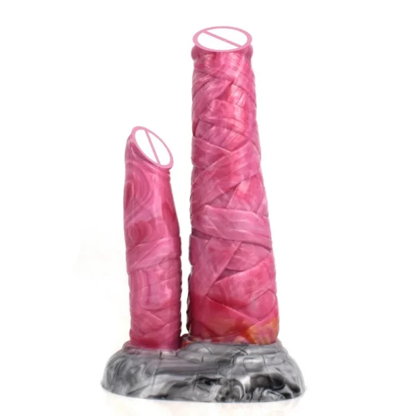 Fantasy Double-Ended Dildo a Highly Adhesive Adult Sex Toy Made of Liquid Silicone for a Realistic Masturbation Experience