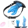 New Vibrating Tentacle Gag Vibrating Sissy Mouth Gag for Beginners,Men,Women,Couples Bondage Gags Sex Novelties Adult Toys