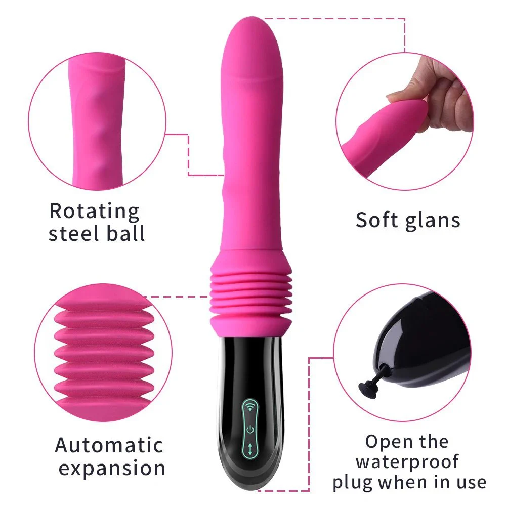 Electric Remote Control Thrusting Telescopic Dildo Masturbator Automatic Sex Toy Gun Machine