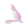 Colorful sex toy tail vibrator vibrating tail butt Silicone Rubber Anal Plug U & G-spot Vibrators