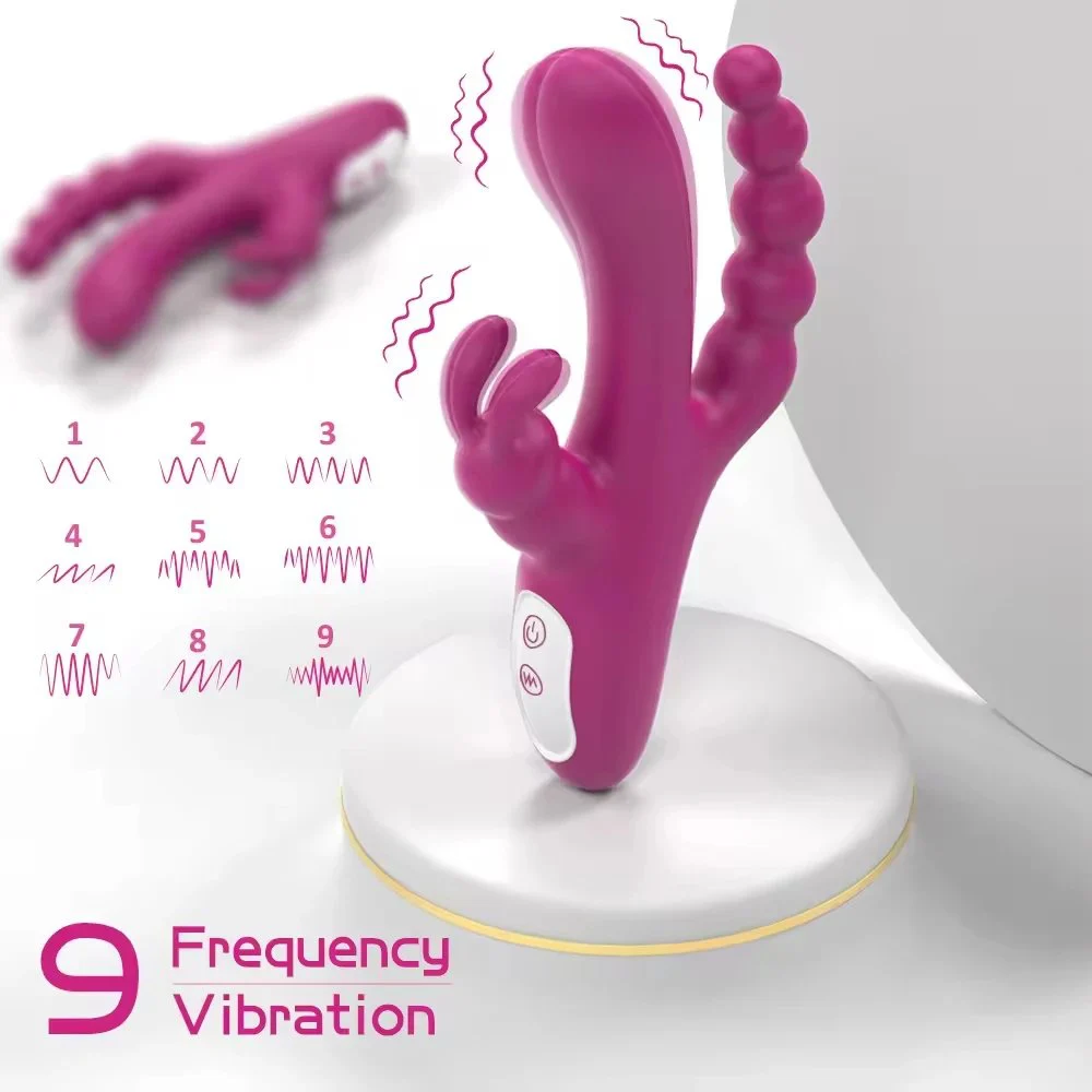 3 in 1 Vibrator Clitoris Stimulator Anal G-spot Consoladores Para Muje Vibrator for Women