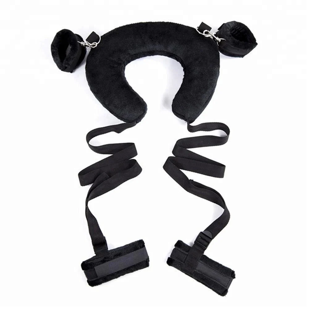 Easy Open Leg Sex Bondage Belt for Couples Pillow Handcuffs Fetish Slave Role Play SM