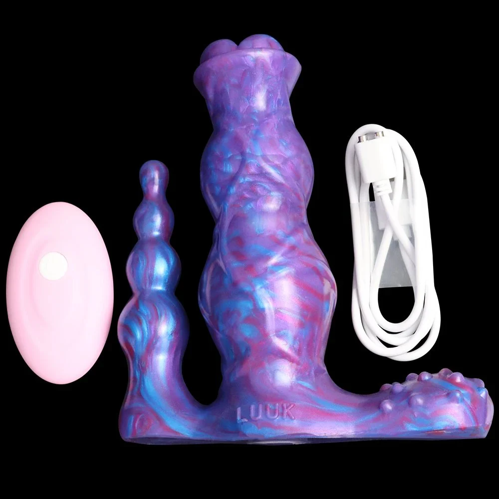 Dildos for Women Double Head Small Beads Sex Toy Vagina Stimulation Clitoris Massage Wand Remote Control Vibrators for Women