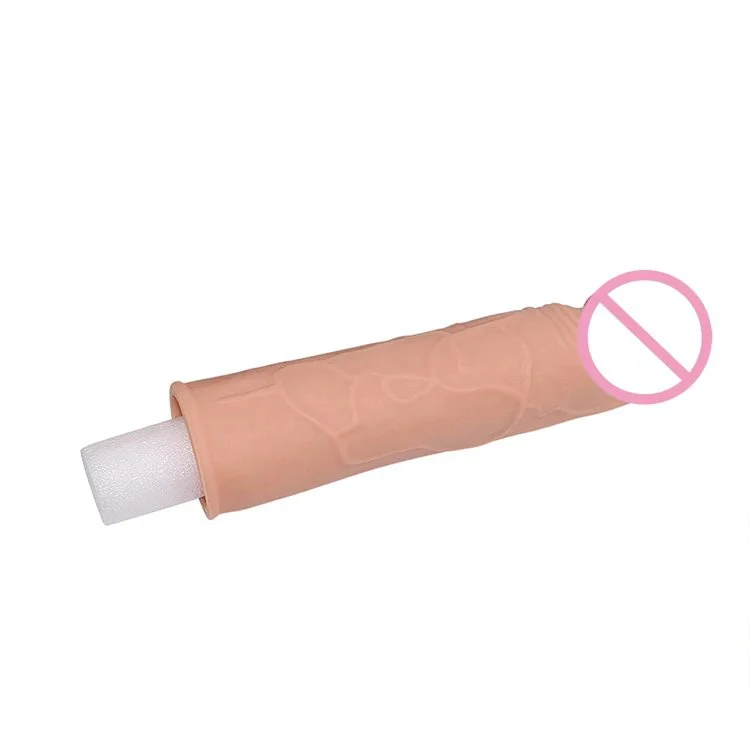 Sex Toy Woman Adult Female Masturbation Lovetoy Extension Sleeve Silicon Dildo Penis