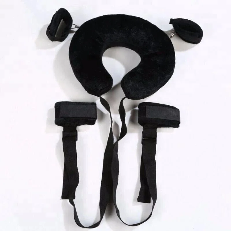 Easy Open Leg Sex Bondage Belt for Couples Pillow Handcuffs Fetish Slave Role Play SM