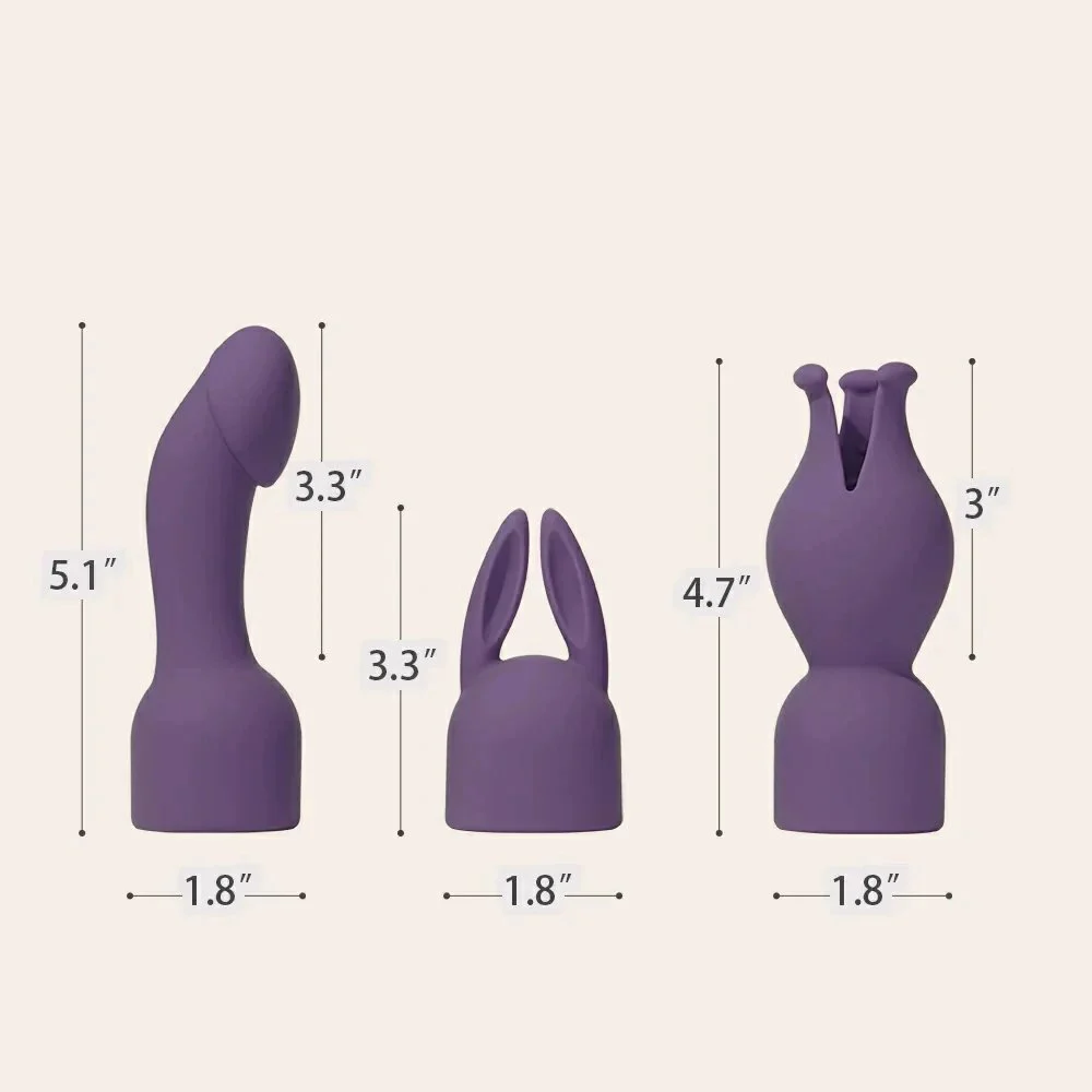 Couple Adult Sex Toy Wand Vibrator Kits Clit G Spot Glans Clitoral Stimulator Vibrating Dildo Massager Vibrator with LCD Display