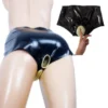 Latex Shorts Anal Cover Penile Cover Straight Men's Underwear Tight 100% Waterproof Eco-Friendly