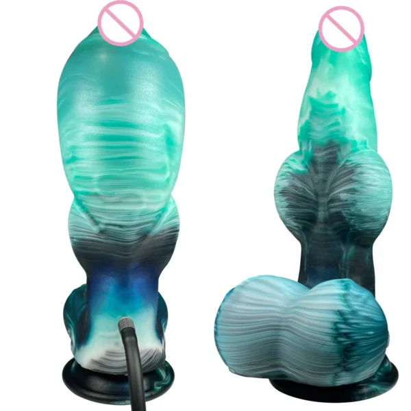 Fantasy Monster Alien Inflatable Anal Dildo with Realistic Large Silicone Horse Toy Sex Toys for Women Adults