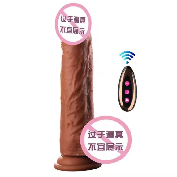Realistic Telescopic Dildo Vibrator Waterproof Portable Heating Anal Clit G Spot Stimulation Adult Sex Toys Women