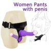Highly Realistic Soft Silicone Waterproof Adult Dildo Sex Toy for Couples Lesbian Stimulation Easy to Wear