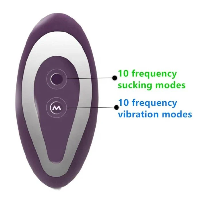 USB Powered Waterproof 10 Frequency Realistic Silicone Sucking Vibrator for Female G-Spot and Vaginal Masturbation