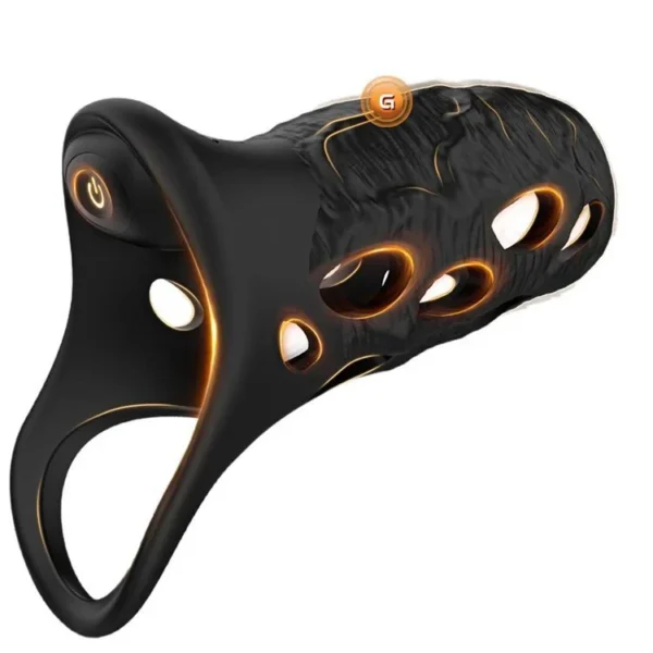 10 Powerful Vibration App Male Delayed Ejaculation Cock Ring for Men Masturbation