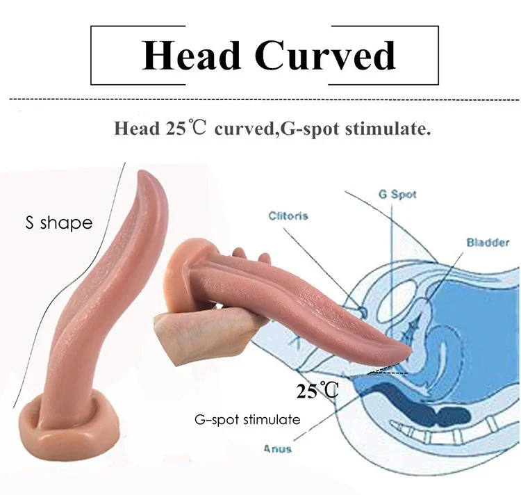 Soft Tongue Penis Sex Toys Erotic Adult Cock Toys