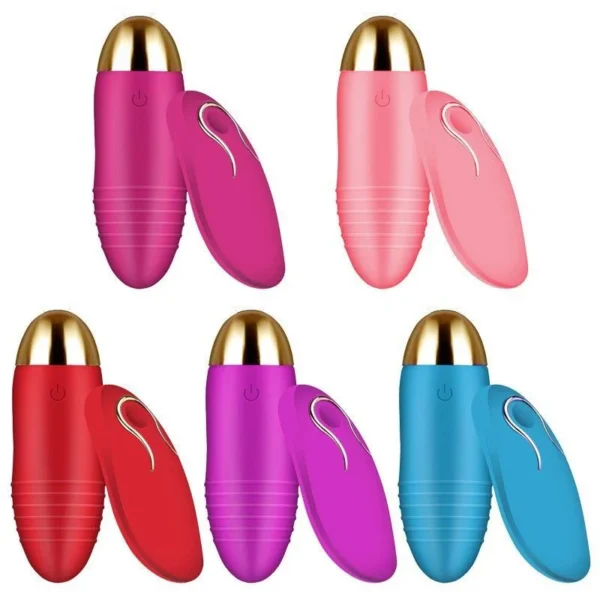 Rechargeable 10-Function USB-Powered Love for Egg Vibrator Clitoral Stimulator with Remote Control Jump Egg Vibrator for Women