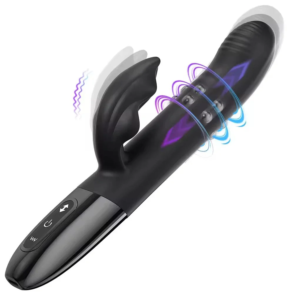 Upgraded Version of the Vibrating Rotating Ball Female G-spot Stimulation Massage Rod Charging Silicone Sex Toys