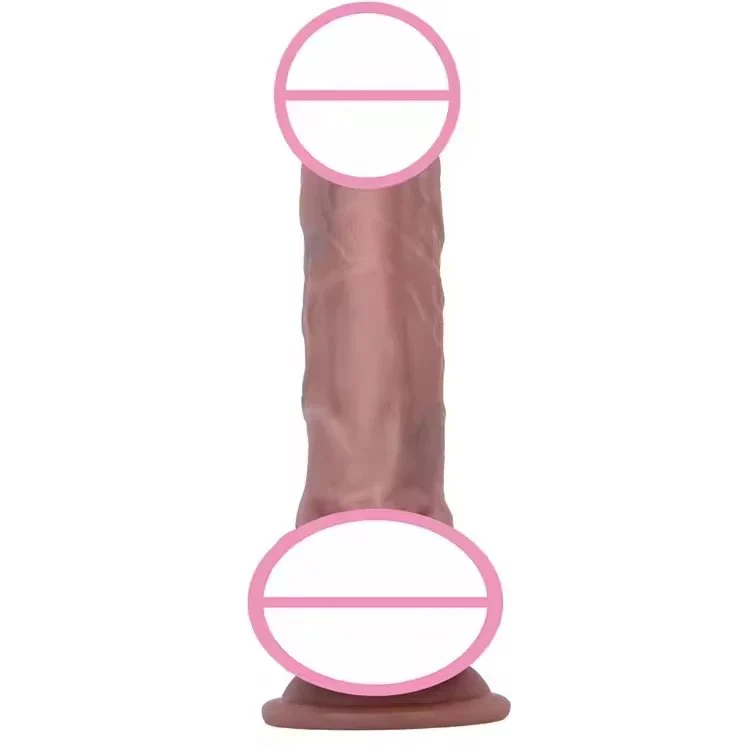 Eco-Friendly 100% Waterproof Artificial Sexy Safe Material Moderate Hardness Silicone Dildo Unisex Big Man Size