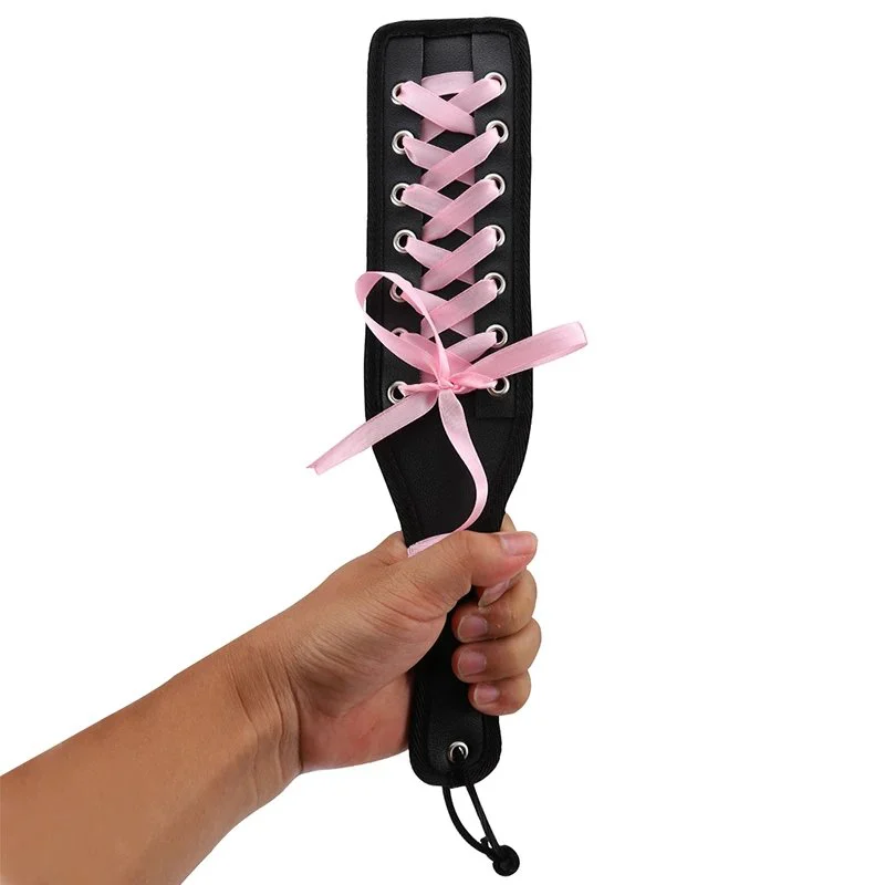 Faux Leather Multi Color Adult Sex Game Bdsm Slave Spanking Paddle Exotic Fetish Whip