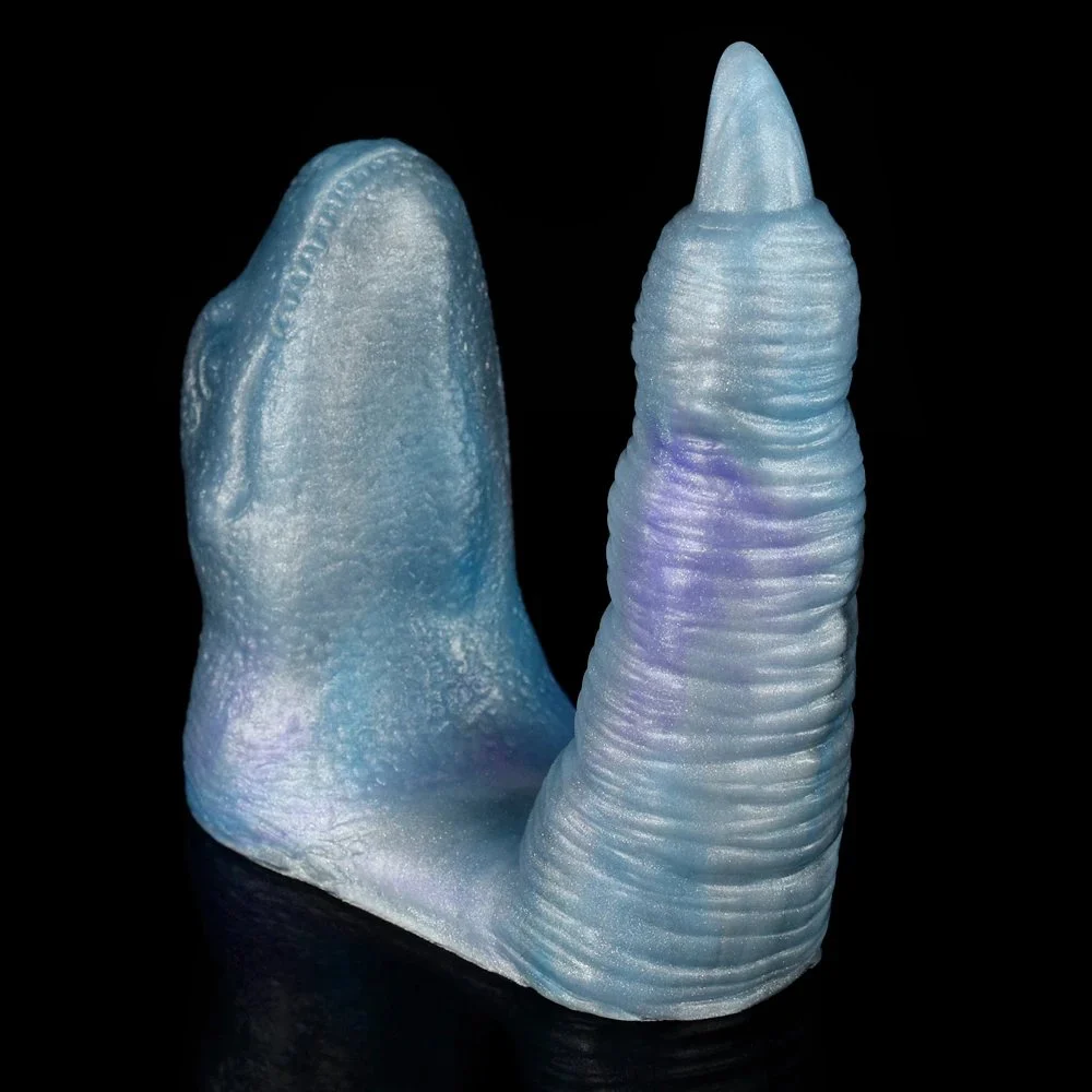 Colours Dragon Claw Vibrating Finger Sleeve Alien Sleeve Total Length 13cm Male Penis Sleeve