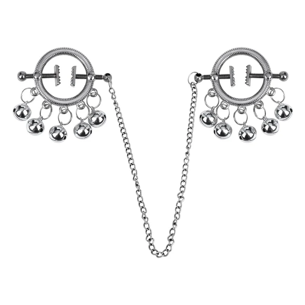 Fetish Metal Stainless Steel Nipple Clips Female Breast Fun Couple Flirting Products Game Role Playing Sex Toys