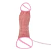 Double Layer Proceess Simulated Suction Cup Squirting Dildo Suitable for 18+ As a Large-sized Dildo Sex Toy