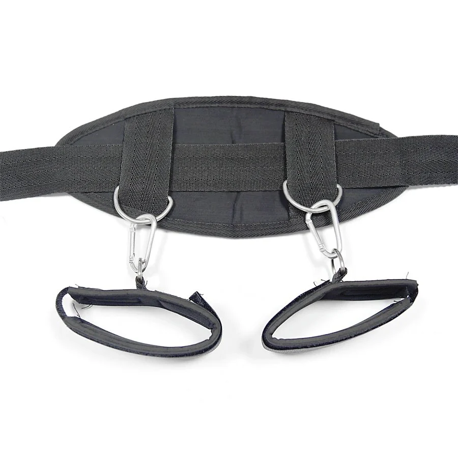 Fetish Flirting Erotic Positioning Bandage Easy Open Leg with Handcuff Anklecuff for Slave Game