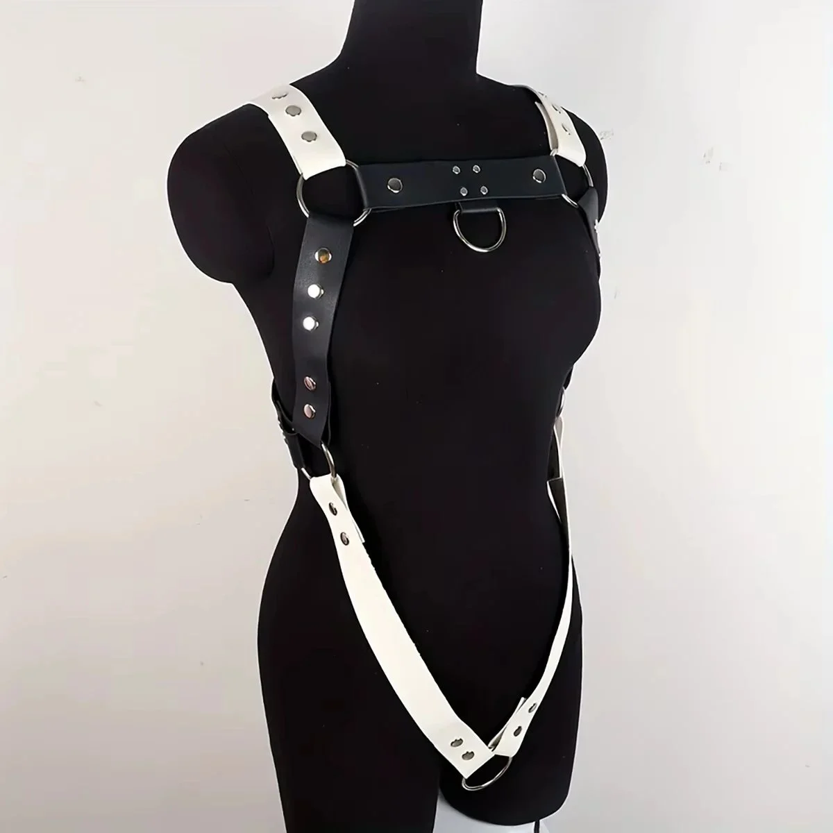 Fetish Rave Costumes Erotic Adults Sex Toys Bondage Adjustable Sexual Body Harness Leather Chest Belt Straps for Men